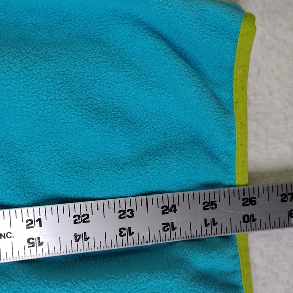Patagonia Synchilla Fleece Sweater Jacket Womens Medium Teal Full Zip Retro - Picture 7 of 10